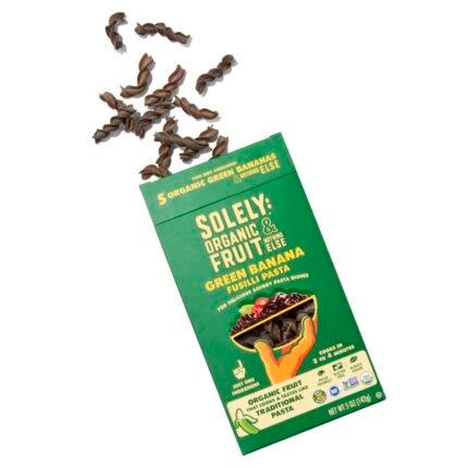 solely organic green banana fusilli pasta pack image