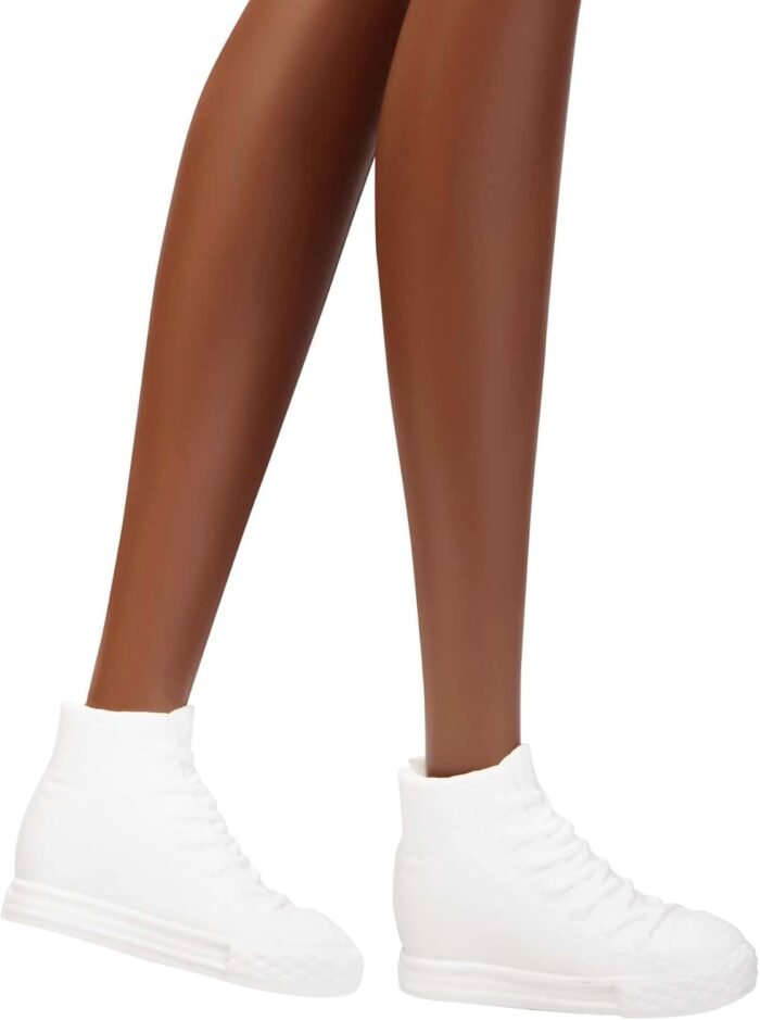 barbie fashionistas tall doll, blonde afro with side puffs image