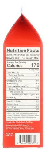 ralston family farms red rice, 16 oz pack detail image