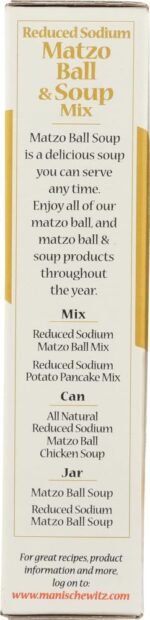 manischewitz matzo ball soup mix pack details image