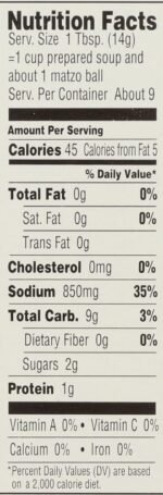 manischewitz matzo ball soup mix details image
