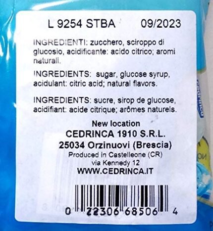 cedrinca anice hard candies pack details image