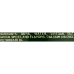 talk o texas mild crisp okra pickles detail image
