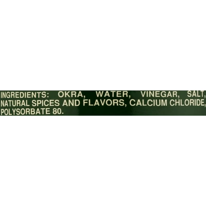 talk o texas mild crisp okra pickles detail image