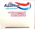 aquafresh maximum strength sensitive toothpaste pack image