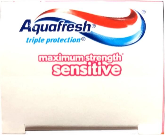 aquafresh maximum strength sensitive toothpaste pack image