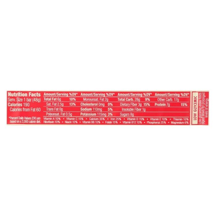 luna bar organic chocolate peppemint pack detail image