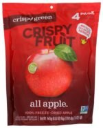 crispy green freeze dried apple slices pack image