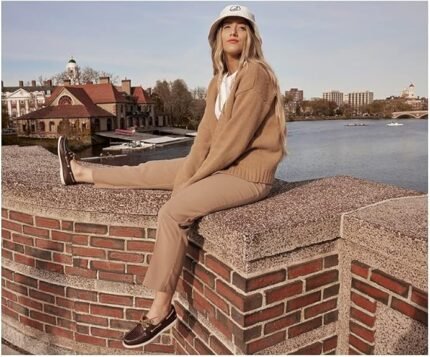 sperry womens boat brown shoe image