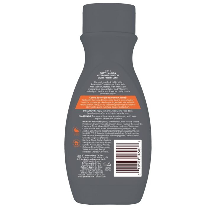 palmer's cocoa butter face & body lotion bottle detail image