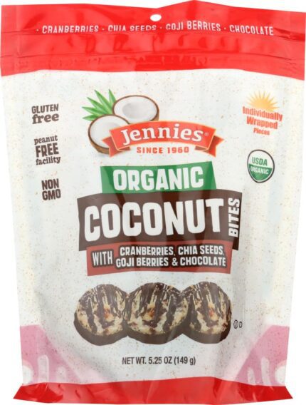 organic coconut bites pack image