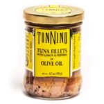 tonnino lemon & pepper tuna fillets in olive oil image