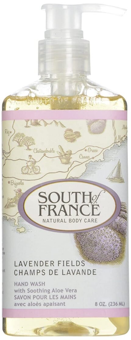 south of france lavender fields hand wash image