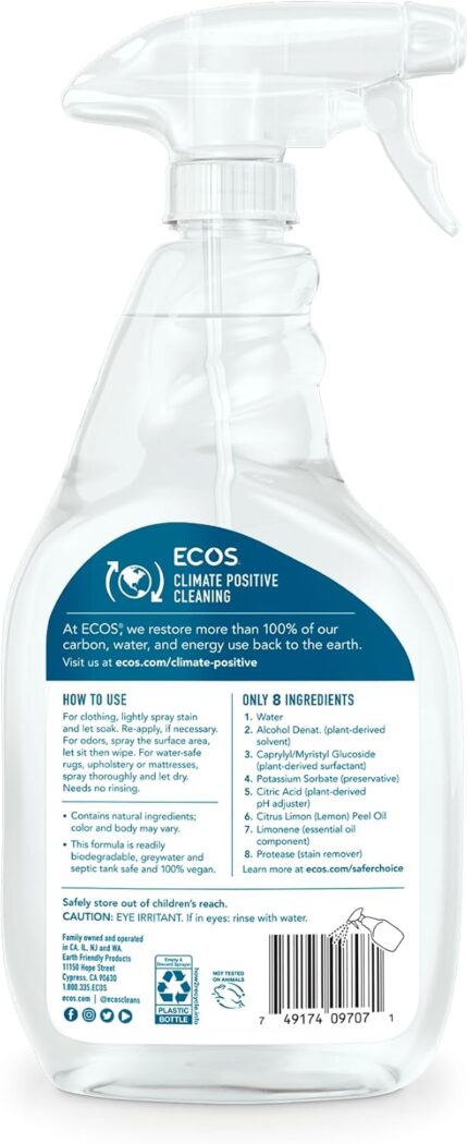 stain & odor remover spry detail image