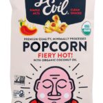 lesserevil fiery hot organic popcorn pack image