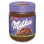 milka hazelnut creme spread bottle image