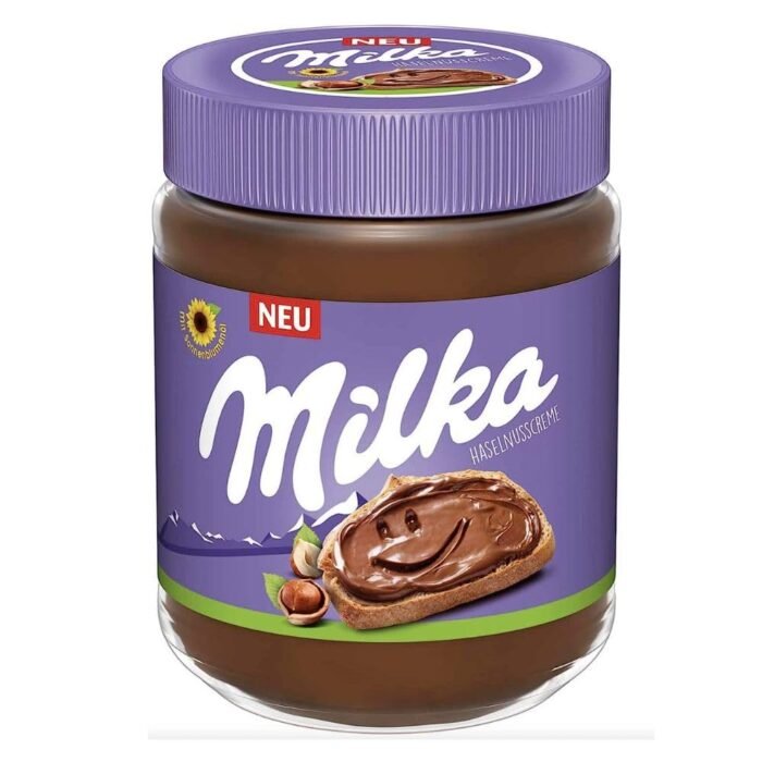 milka hazelnut creme spread bottle image