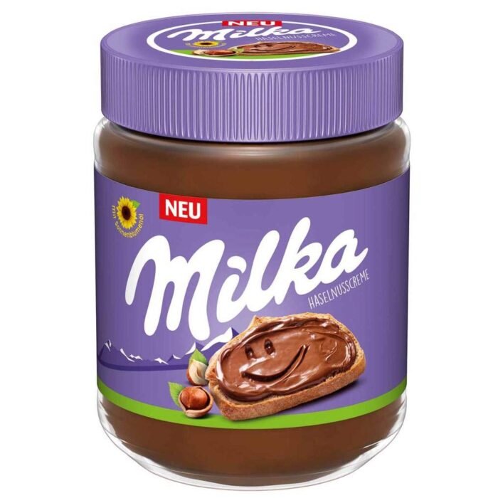 milka hazelnut cream spread bottle image