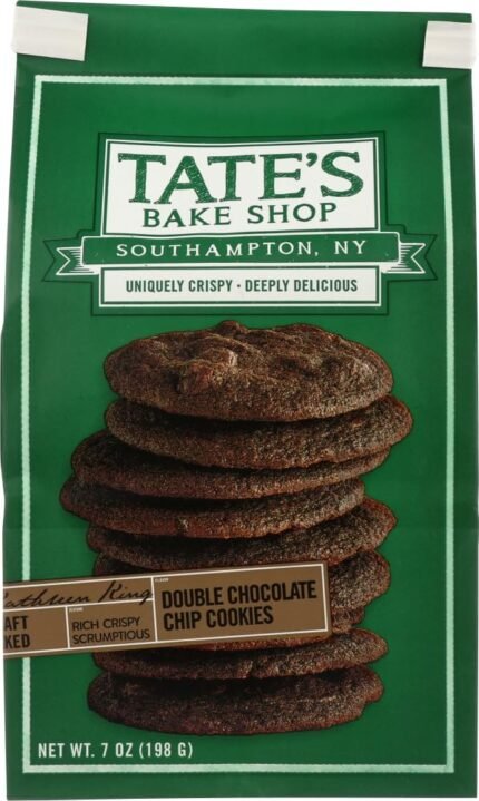 tate's bake shop double chocolate chip cookies pack image