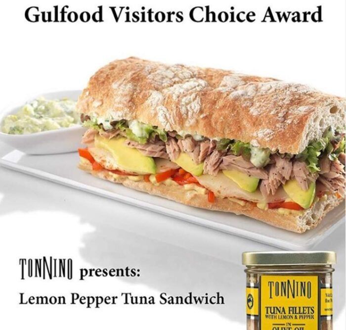 tonnino lemon & pepper tuna fillets in olive oil image