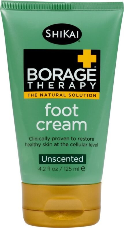shikai borage dry skin therapy foot cream pack imager