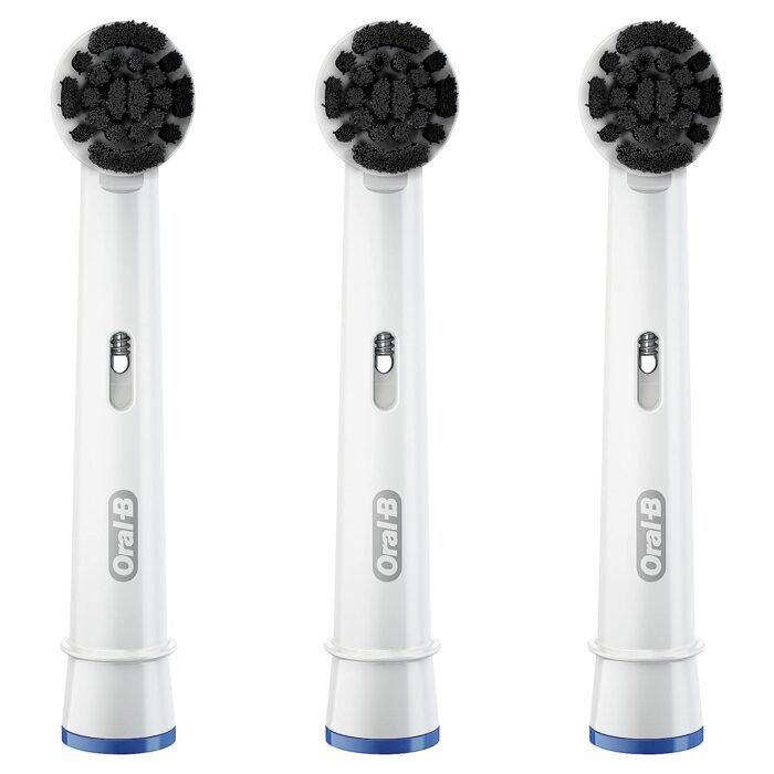 oral-b charcoal electric toothbrush heads pack image