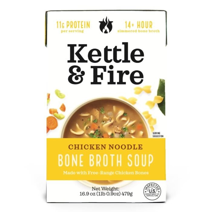 kettle & fire chicken noodle soup pack image
