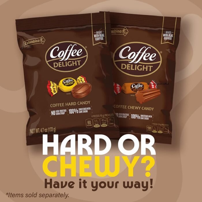 colombina coffee delight hard candy pack image