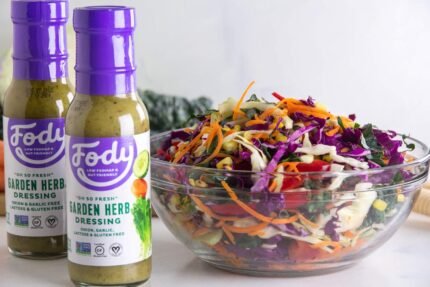fody foods vegan garden herb salad dressing bottle image