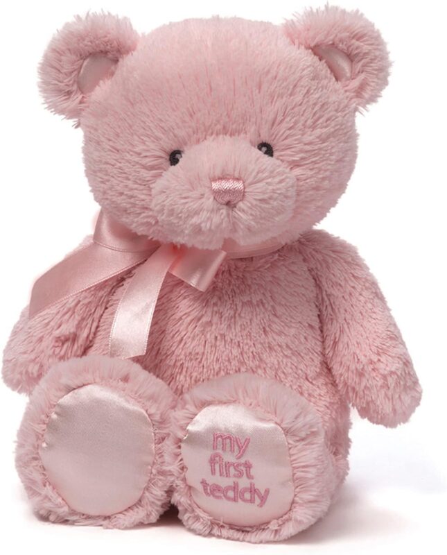 baby gund my first pink teddy bear image