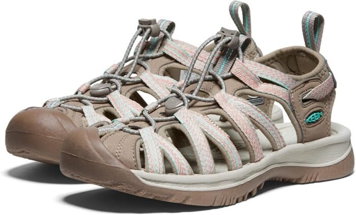 keen women's sport taupe/coral sandal image
