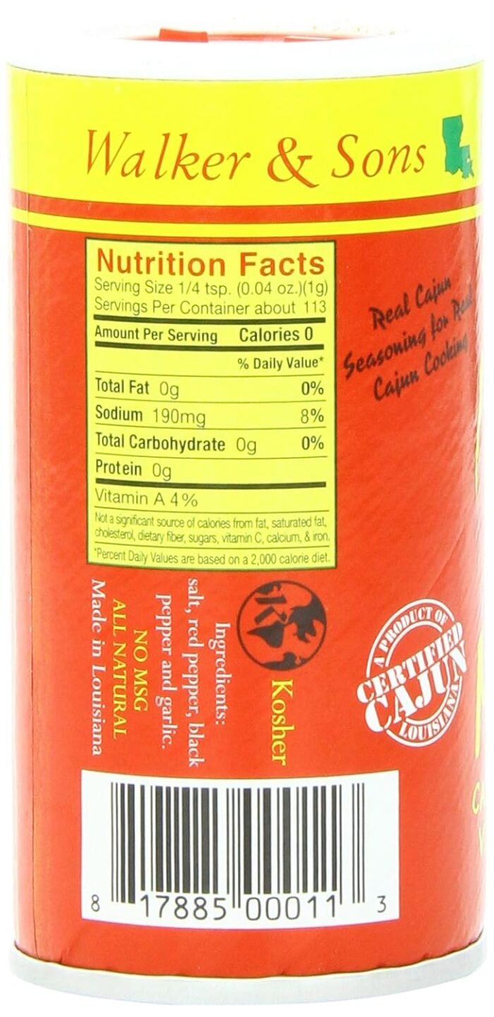 slap ya mama hot cajun seasoning, 4 oz detail image