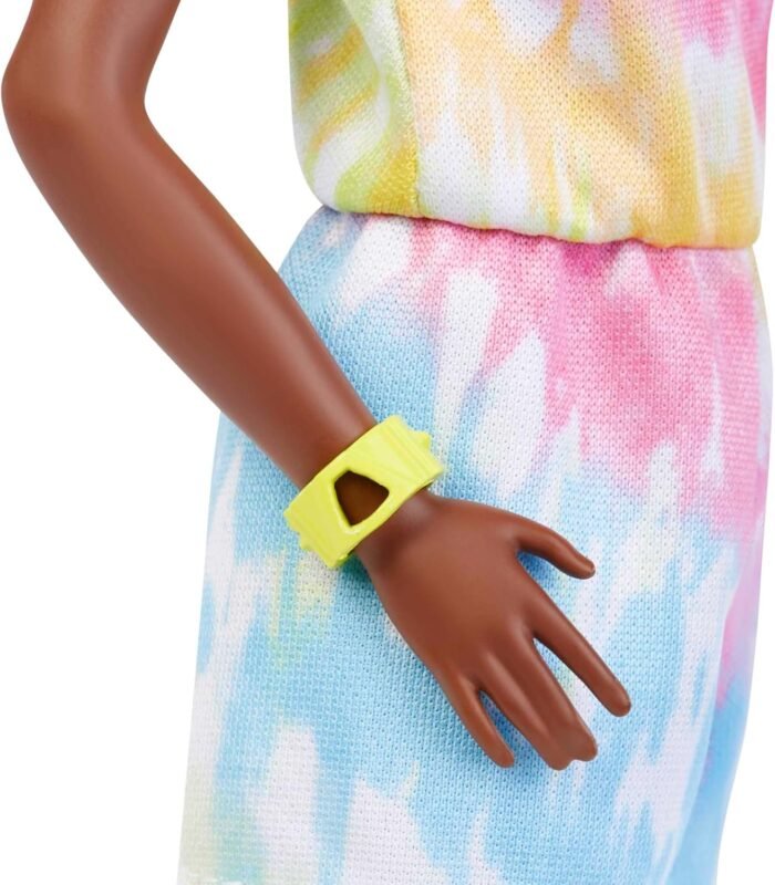 barbie fashionistas tall doll, blonde afro with side puffs image