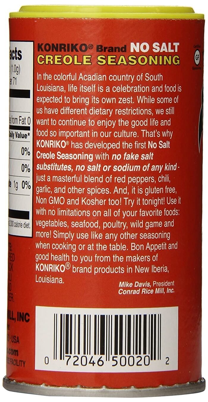 konriko no salt creole seasoning seasoning details image