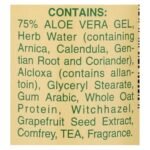 alvera all natural aloe herbal roll on deodorant bottle details image