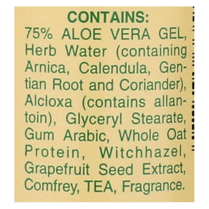 alvera all natural aloe herbal roll on deodorant bottle details image
