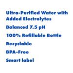 path water purified drinking water bottle detail image