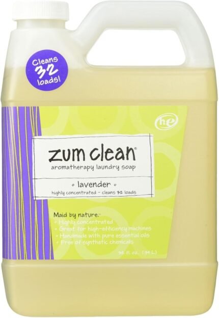 indigo wild zum clean lavendar laundry soap image