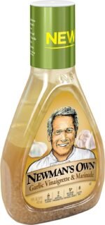 newman's own garlic vinaigrette & marinade bottle image