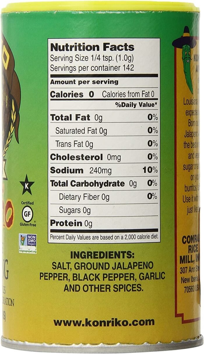 konriko jalapeno all purpose seasoning detail image