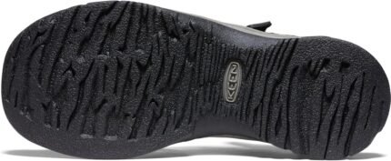 keen women's rose closed toe, black/neutral sandal image