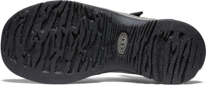 keen women's rose closed toe, black/neutral sandal image