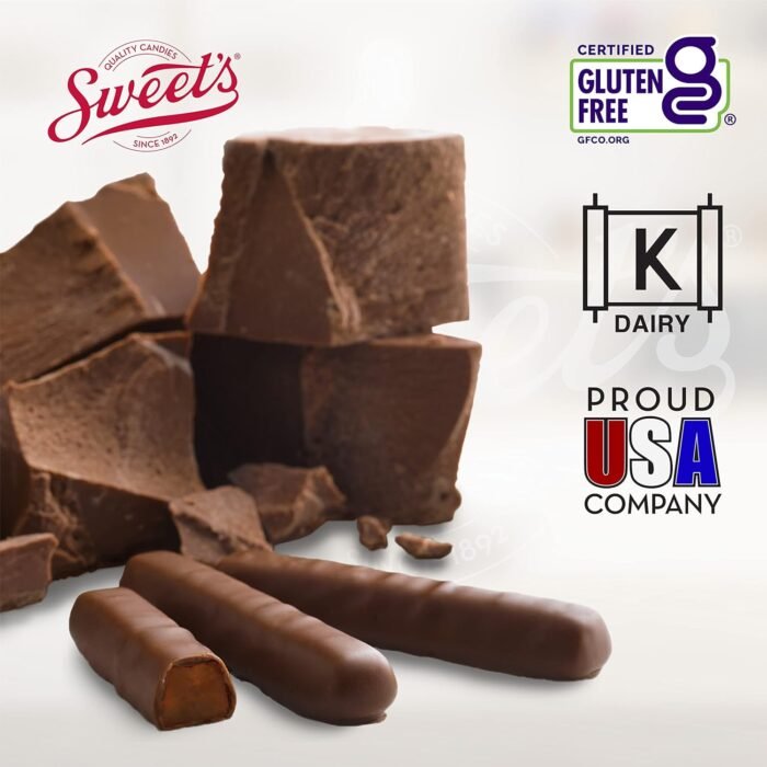 sweet candy milk chocolate orange sticks image