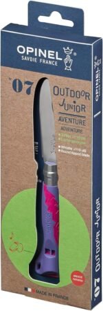 opinel junior No. 07 folding knife with whistle pack image