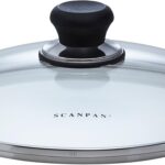 scanpan classic 9.5" stainless steel fry pan w/ glass lid image