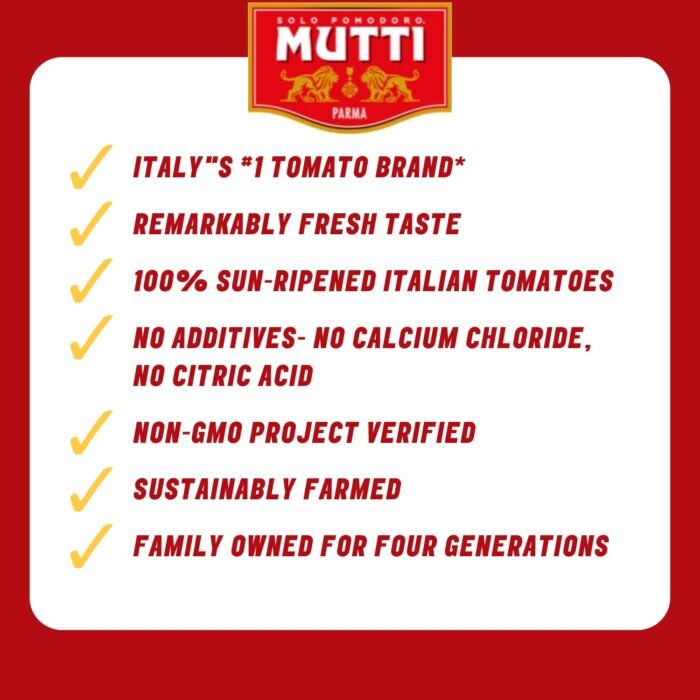 mutti pizza sauce details image