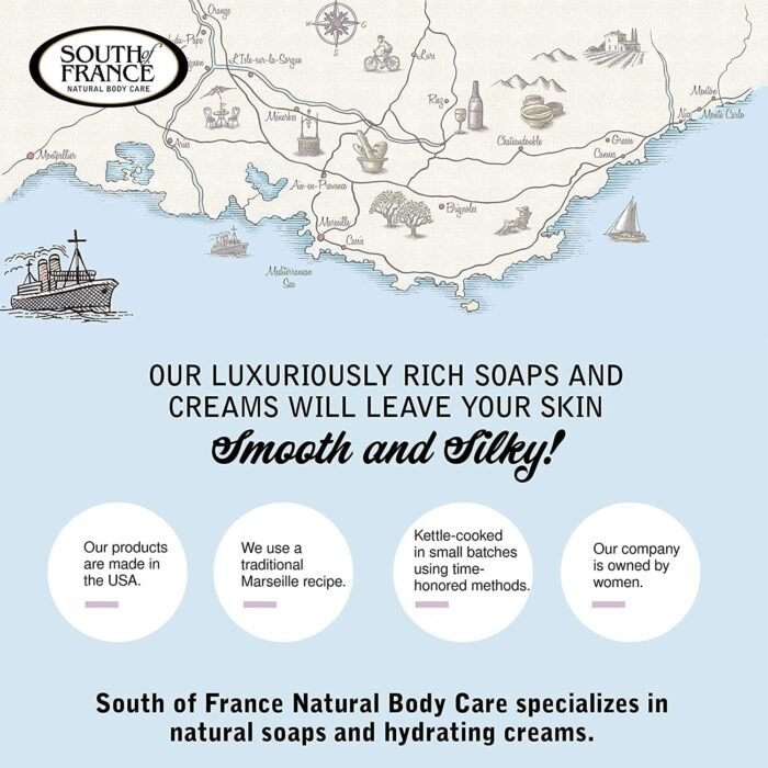 south of france lavender fields hand wash image