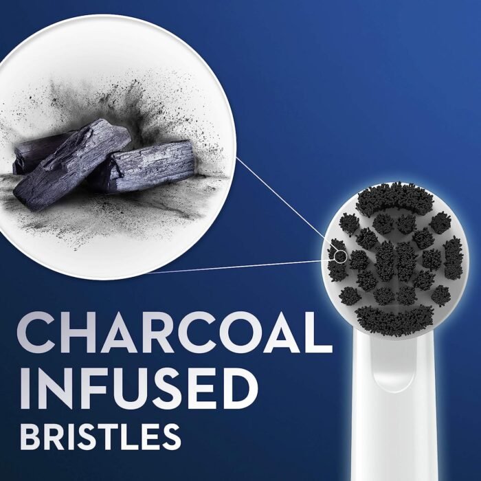 oral-b charcoal electric toothbrush heads pack image