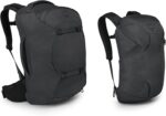 osprey farpoint 55L tunnel vision grey travel backpack image