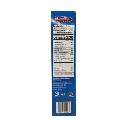 sea point farms edamame fettuccine pack details image